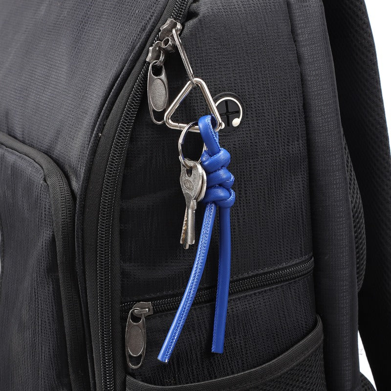 Wholesale Triangle PU Hand Woven Diamond Knot Keychains